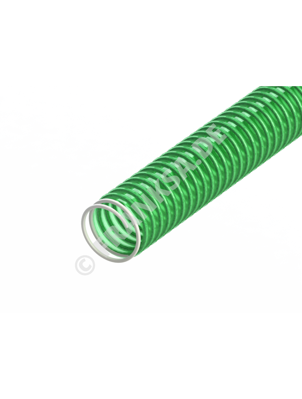 Weich-PVC-Schläuche mit Hart-PVC-Spirale