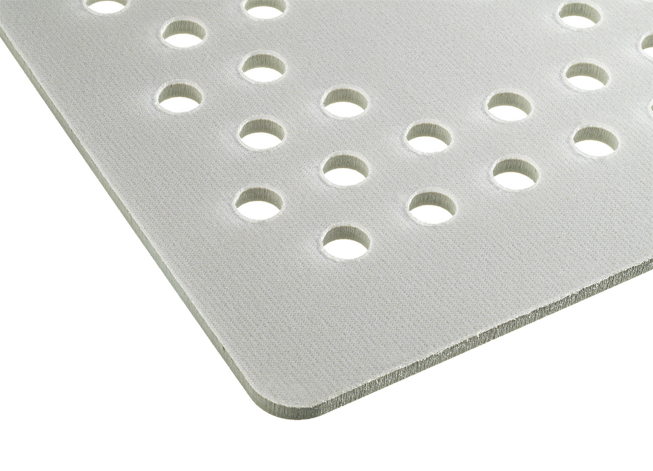 PP Standard<br>- Oberfläche glatt mit Silikonbeschichtung<br>- Farbe: natur/transluzent<br>- Lieferbare Materialdicke: 6 mm PP + ca. 1,5 bis 2 mm Silikonauflage (Gesamt: ca. 7,5 bis 8 mm)